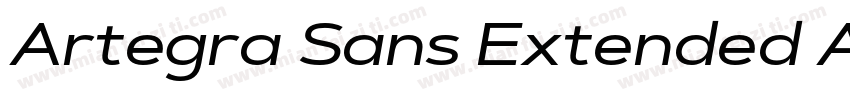 Artegra Sans Extended Alt Black Ita字体转换